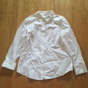 White button up dress shirt